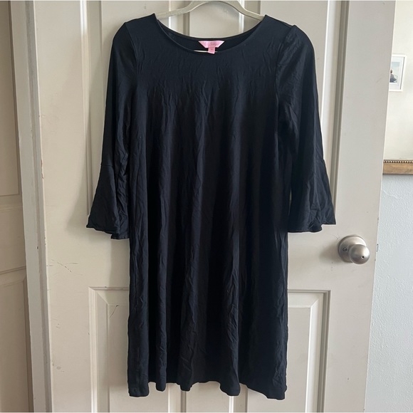 LILLY PULITZER | Ophelia flutter sleeve Dress in BLACK 🖤 - Picture 2 of 6